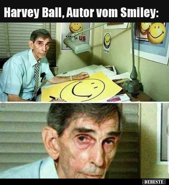 Harvey Ball, Autor vom Smiley.. - Lustige Bilder | DEBESTE.de