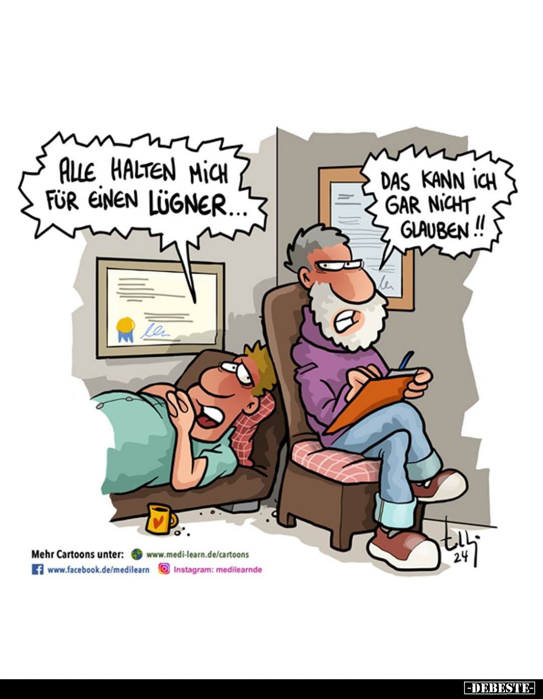 Alle halten mich für einen Lügner...
-
Das kann ich gar nicht glauben!!