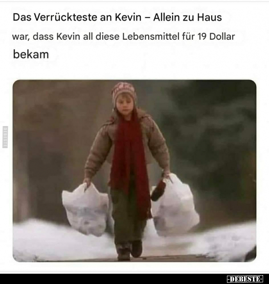 Das Verrückteste an Kevin - Allein zu Haus war.. - Lustige Bilder | DEBESTE.de