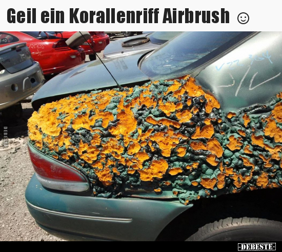 Geil ein Korallenriff Airbrush.. - Lustige Bilder | DEBESTE.de