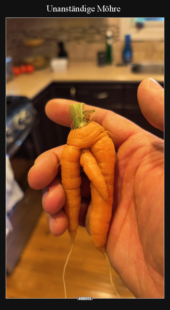 Unanständige Möhre