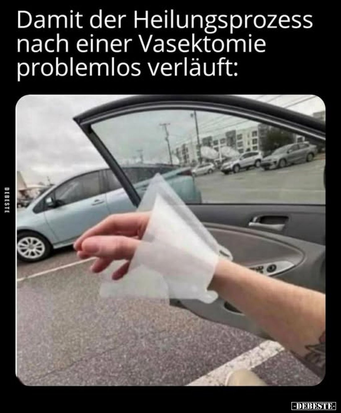 Damit der Heilungsprozess nach einer Vasektomie problemlos verläuft: