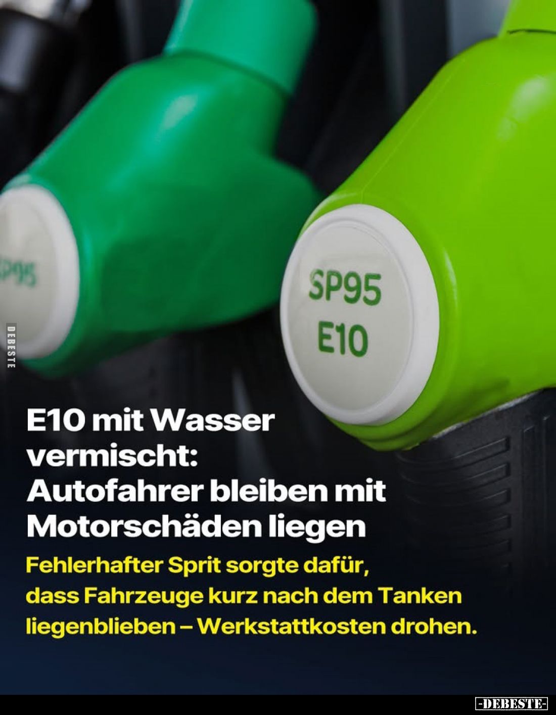 E10 mit Wasser vermischt: Autofahrer bleiben mit Motorschäden liegen
Fehlerhafter Sprit sorgte dafür, dass Fahrzeuge kurz na...