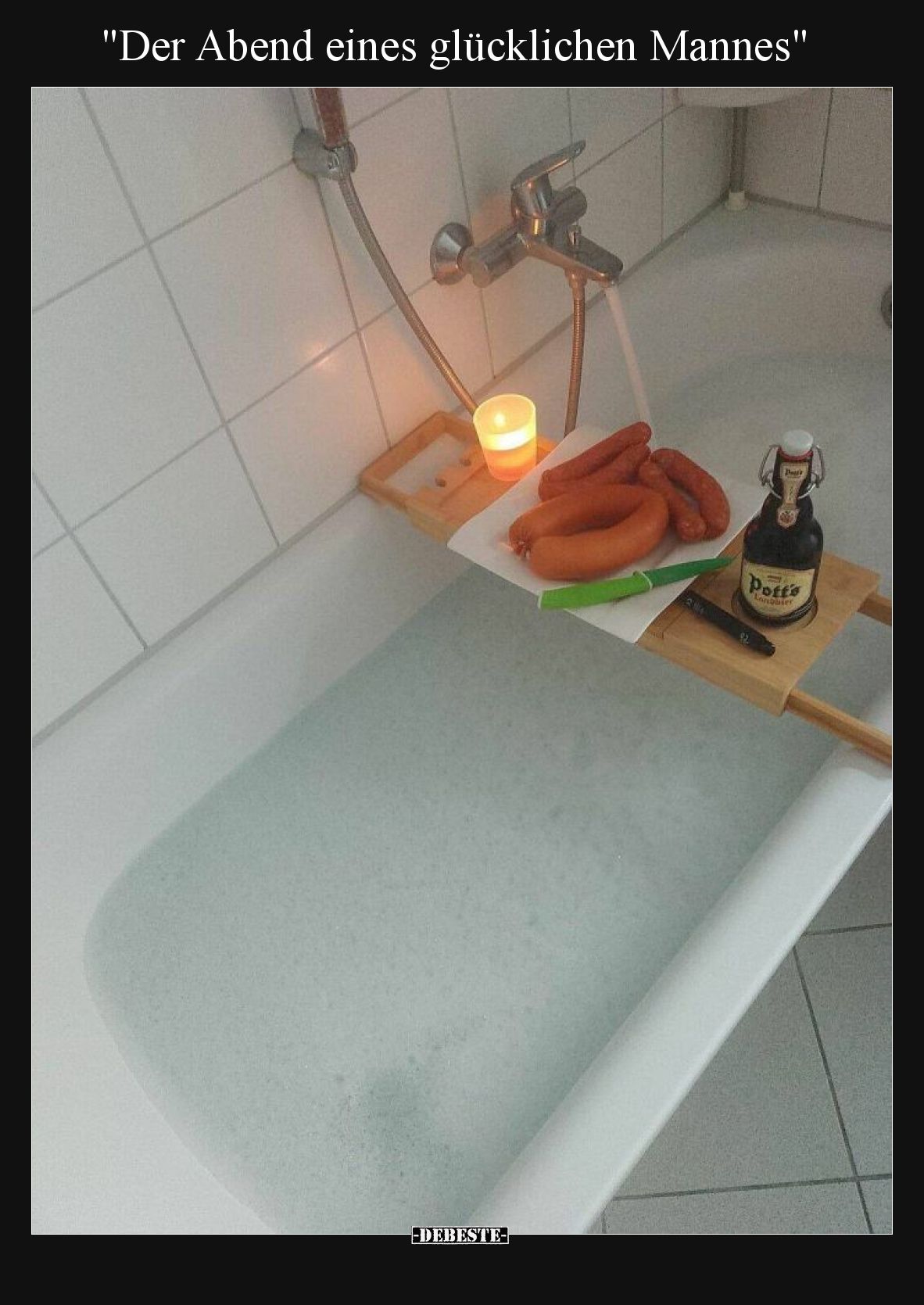 Der Abend eines glücklichen Mannes