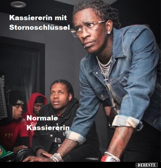 Kassiererin mit Stornoschlüssel.. - Lustige Bilder | DEBESTE.de