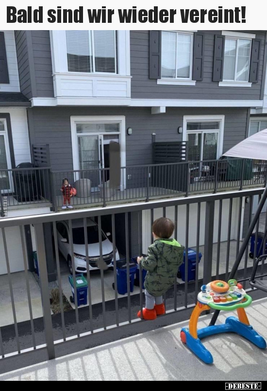 Bald sind wir wieder vereint!..