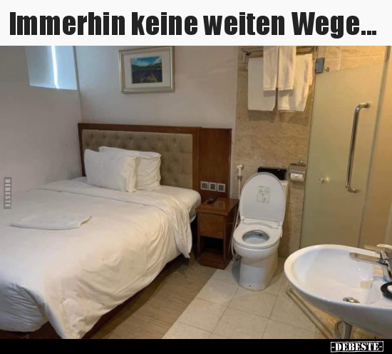 Immerhin keine weiten Wege...