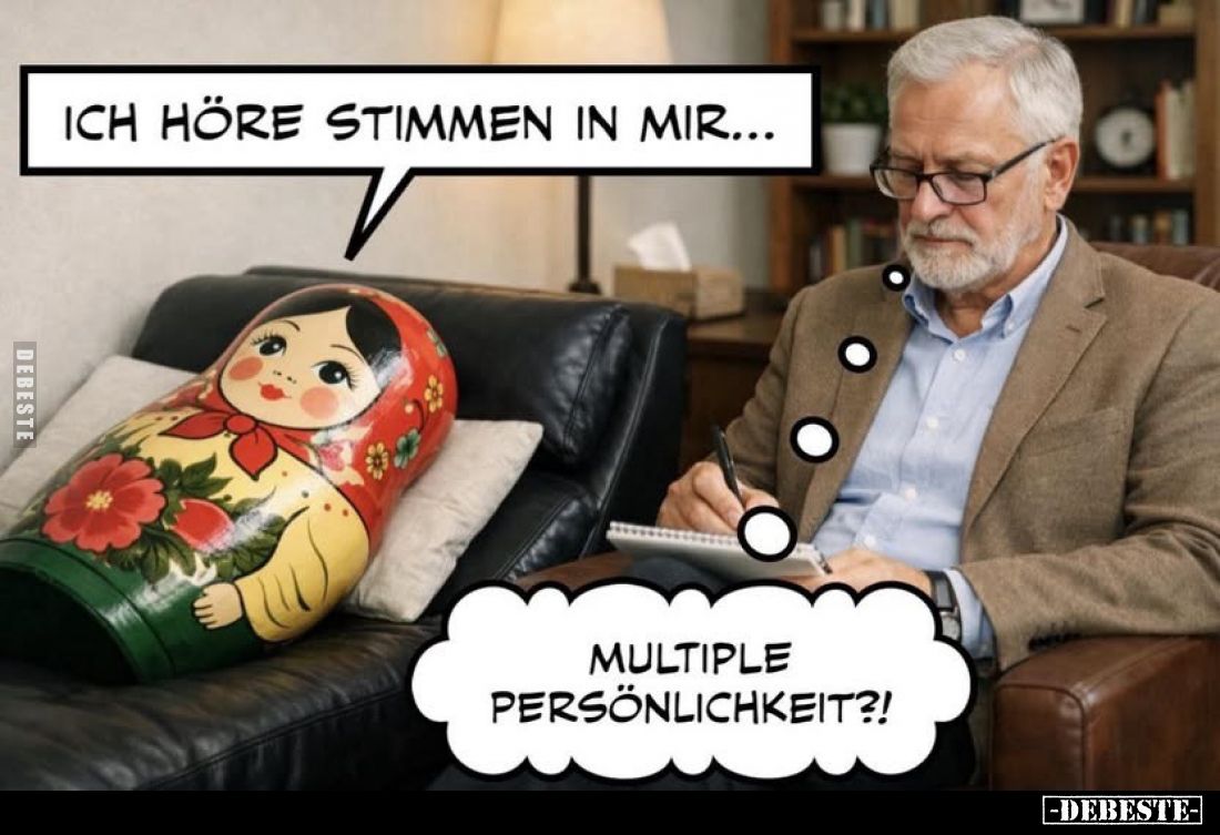 Ich höre Stimmen in mir...
-
Multiple Persönlichkeit?!