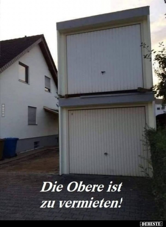 Die Obere ist zu vermieten!..