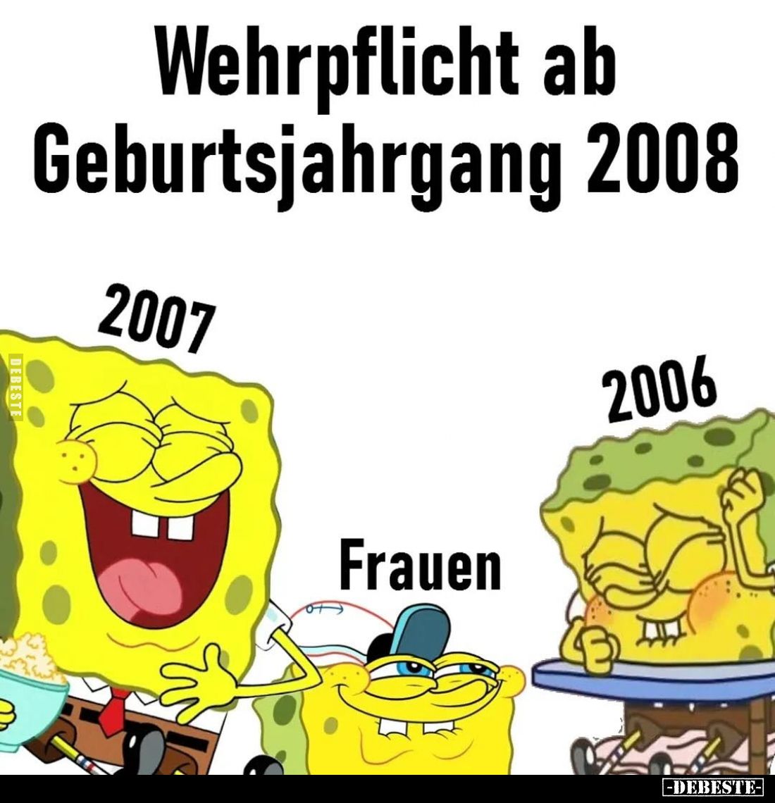 Wehrpflicht ab Geburtsjahrgang 2008.