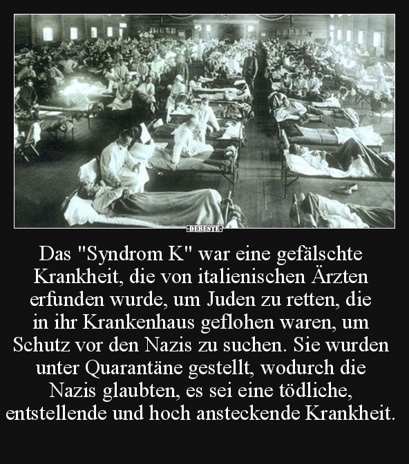 Das "Syndrom K" war eine gefälschte Krankheit, die von.. - Lustige Bilder | DEBESTE.de