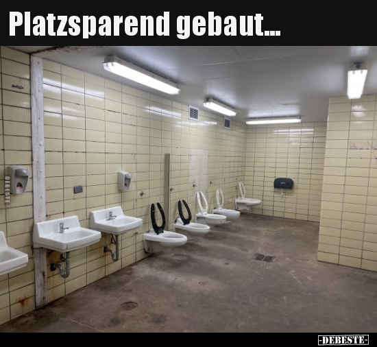 Platzsparend gebaut...