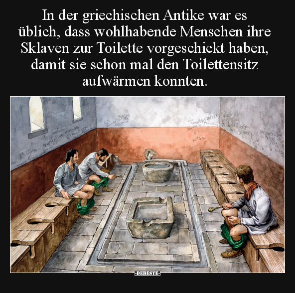 Menschen, Sklaven, Toilette