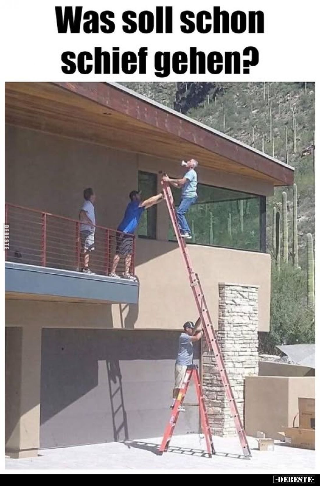 Was soll schon schief gehen?