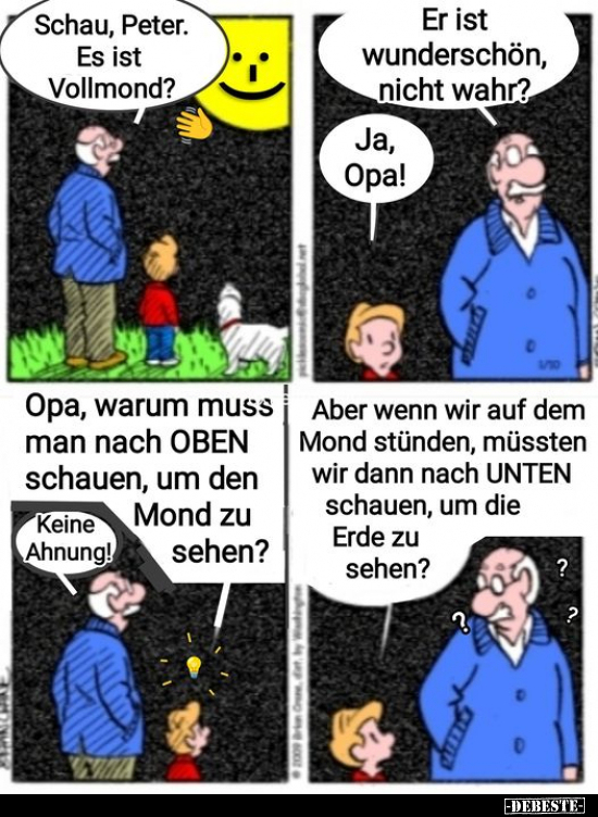 Schau, Peter. Es ist Vollmond?.. - Lustige Bilder | DEBESTE.de