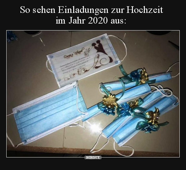 So sehen Einladungen zur Hochzeit im Jahr 2020 aus.. - Lustige Bilder | DEBESTE.de