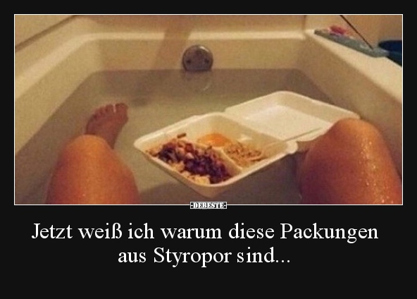 Jetzt weiß ich warum diese Packungen aus Styropor sind... - Lustige Bilder | DEBESTE.de