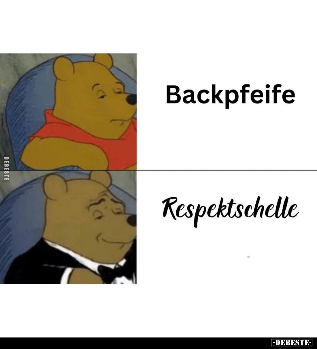 Backpfeife
-
Respektschelle
