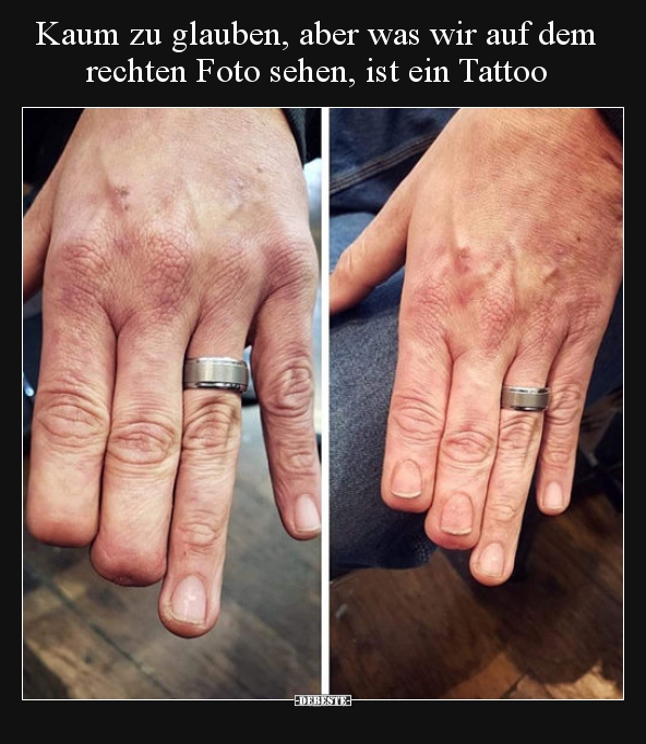 Kaum zu glauben, aber was wir auf dem rechten Foto sehen.. - Lustige Bilder | DEBESTE.de
