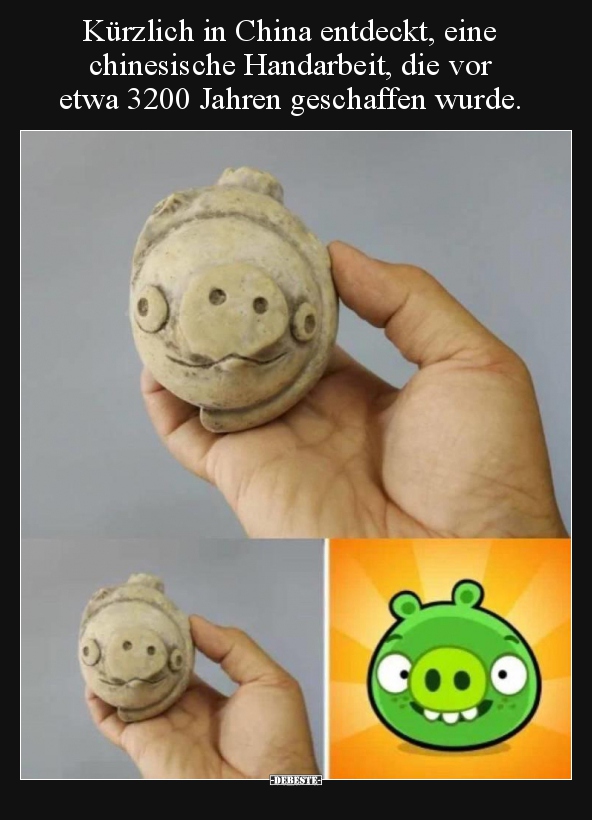 Kürzlich in China entdeckt, eine chinesische Handarbeit..