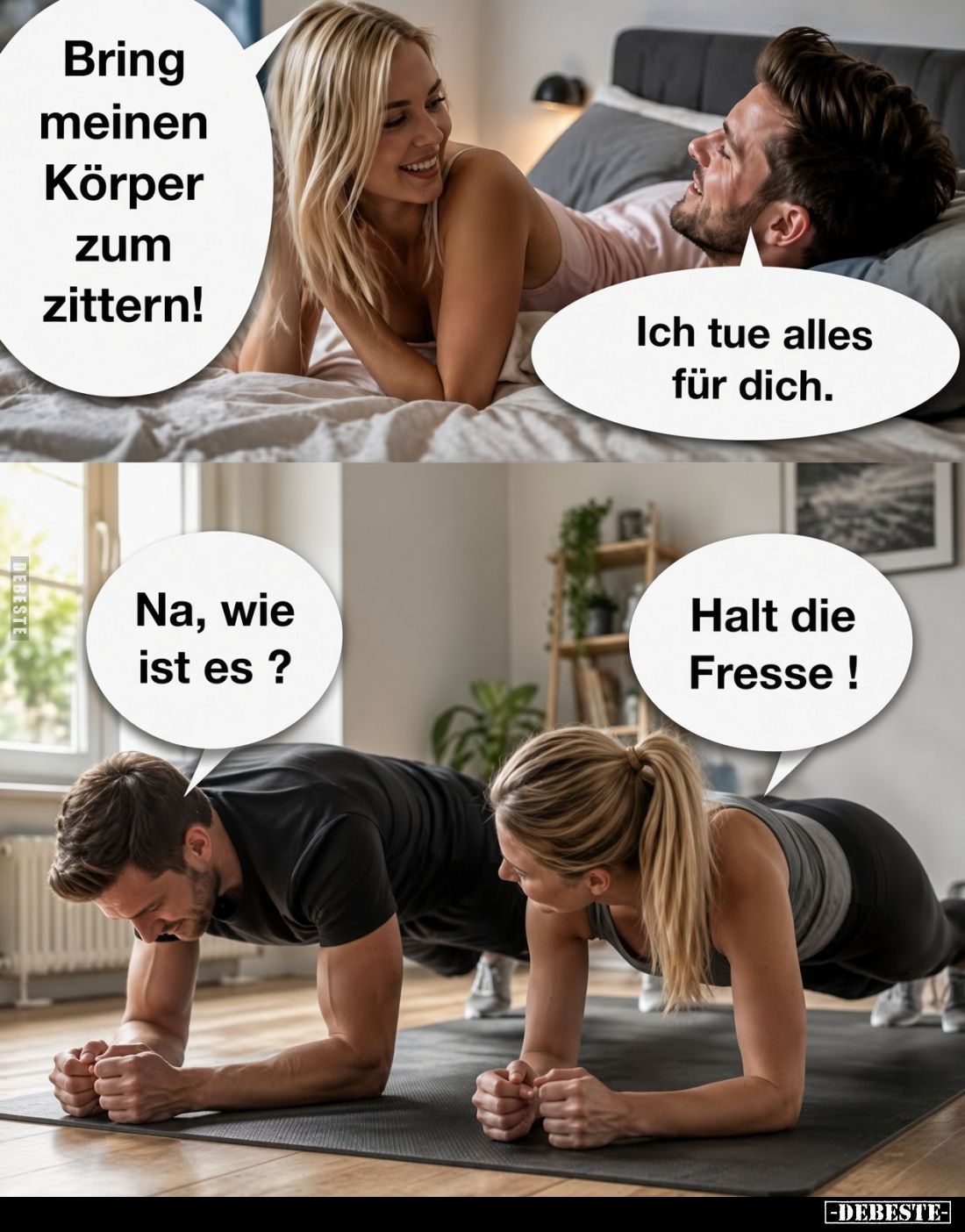 Bring meinen Körper zum zittern! Ich tue alles für dich.. - Lustige Bilder | DEBESTE.de