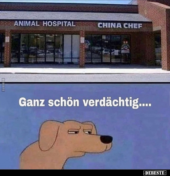 Ganz schön verdächtig...