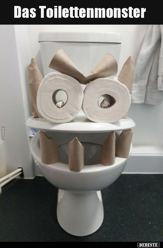 Das Toilettenmonster.. - Lustige Bilder | DEBESTE.de