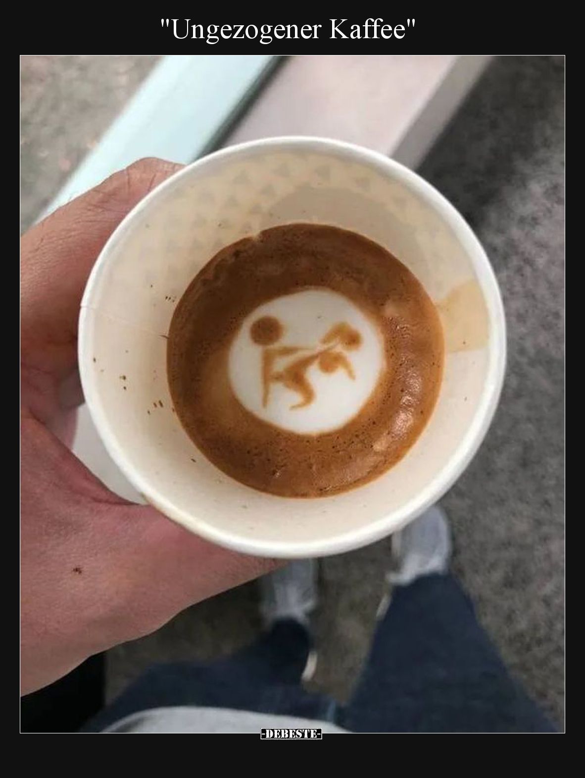 Ungezogener Kaffee
