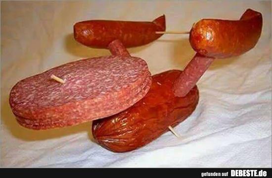Wer erkennt diese Wurstkomposition? :) 