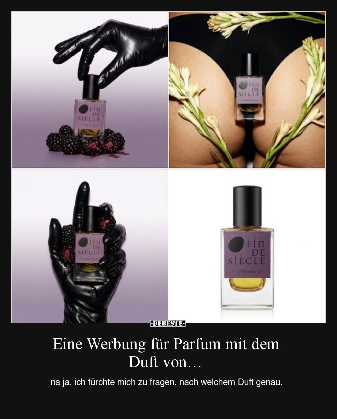 Eine Werbung für Parfum mit dem Duft von… na ja, ich.. - Lustige Bilder | DEBESTE.de
