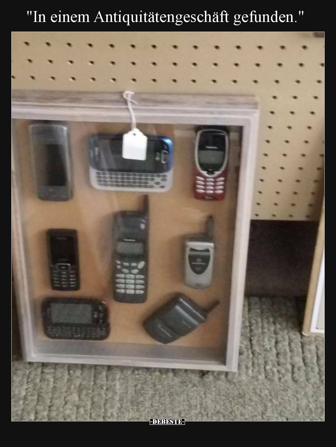 In einem Antiquitätengeschäft gefunden