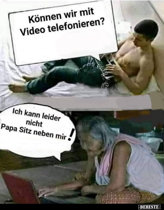 Können wir mit Video telefonieren? - Lustige Bilder | DEBESTE.de