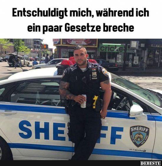 Entschuldigt mich, während ich ein paar..