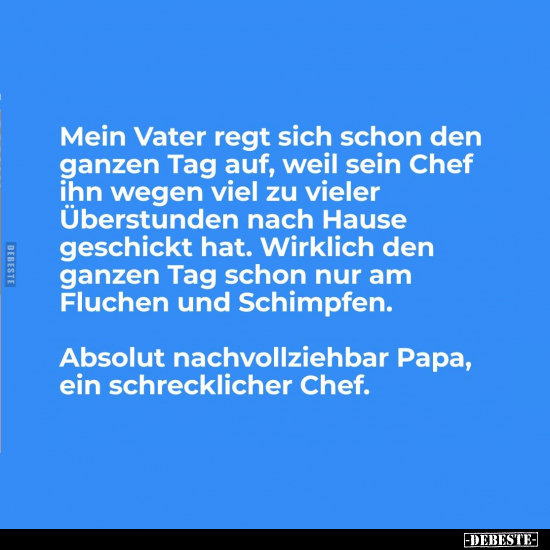 Vater, Chef