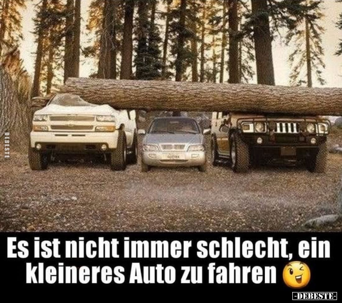 Es ist nicht immer schlecht, ein kleineres Auto zu fahren.