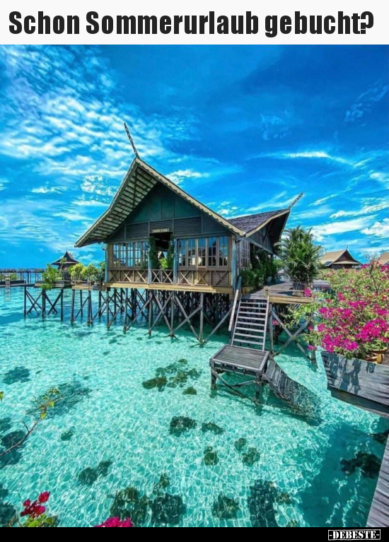 Schon Sommerurlaub gebucht?..