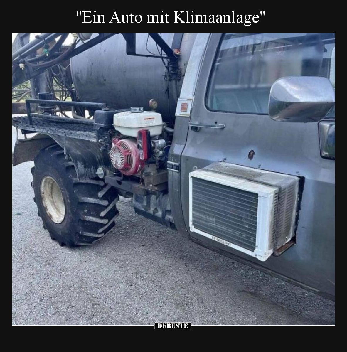 Ein Auto mit Klimaanlage