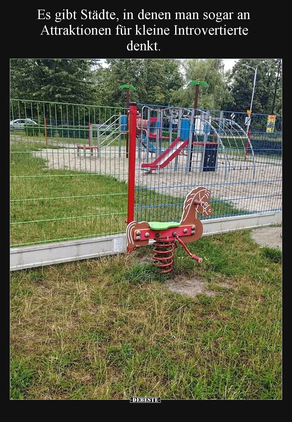 Es gibt Städte, in denen man sogar an Attraktionen für kleine Introvertierte denkt.