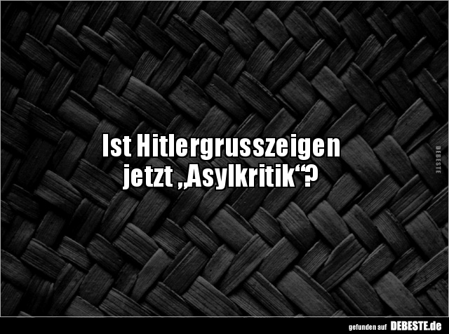 Ist Hitlergrusszeigen jetzt „Asylkritik“?.. - Lustige Bilder | DEBESTE.de