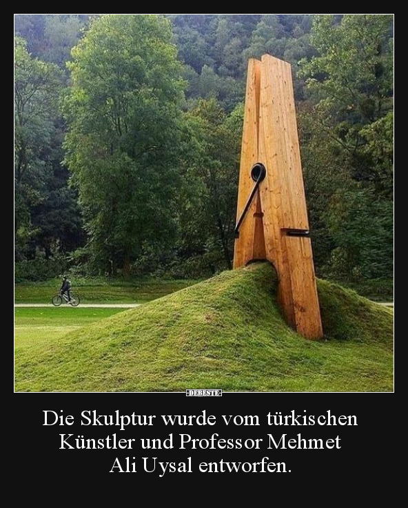Die Skulptur wurde vom türkischen Künstler und Professor.. - Lustige Bilder | DEBESTE.de
