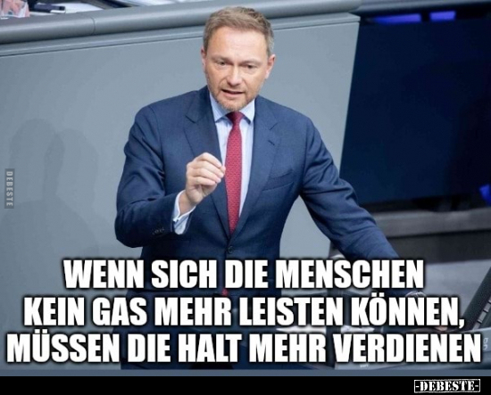 Wenn sich die Menschen kein Gas mehr leisten können, müssen.. - Lustige Bilder | DEBESTE.de