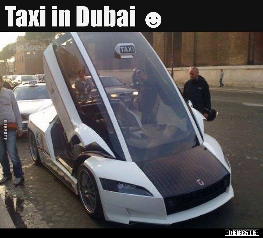 Taxi in Dubai.