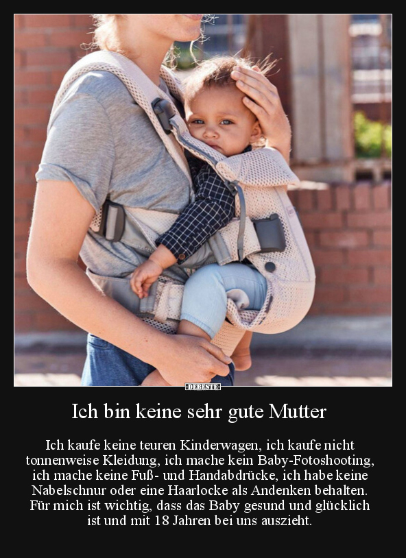 Ich bin keine sehr gute Mutter.. - Lustige Bilder | DEBESTE.de