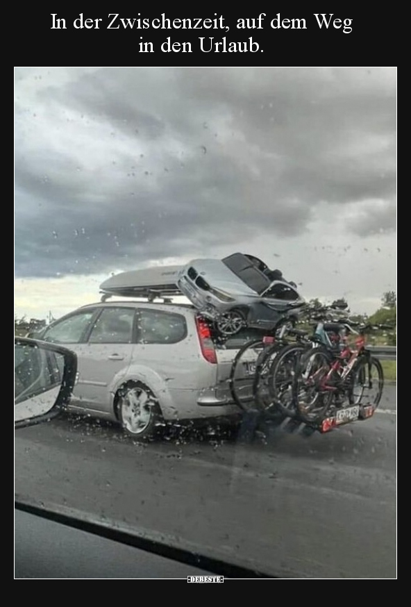 In der Zwischenzeit, auf dem Weg in den Urlaub.
