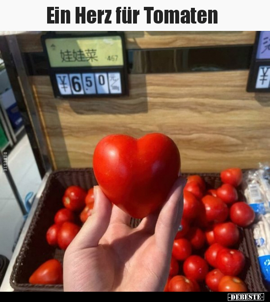 Ein Herz für Tomaten.. - Lustige Bilder | DEBESTE.de