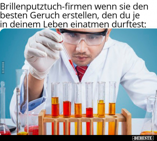 Brillenputztuch-firmen wenn sie den besten Geruch.. - Lustige Bilder | DEBESTE.de