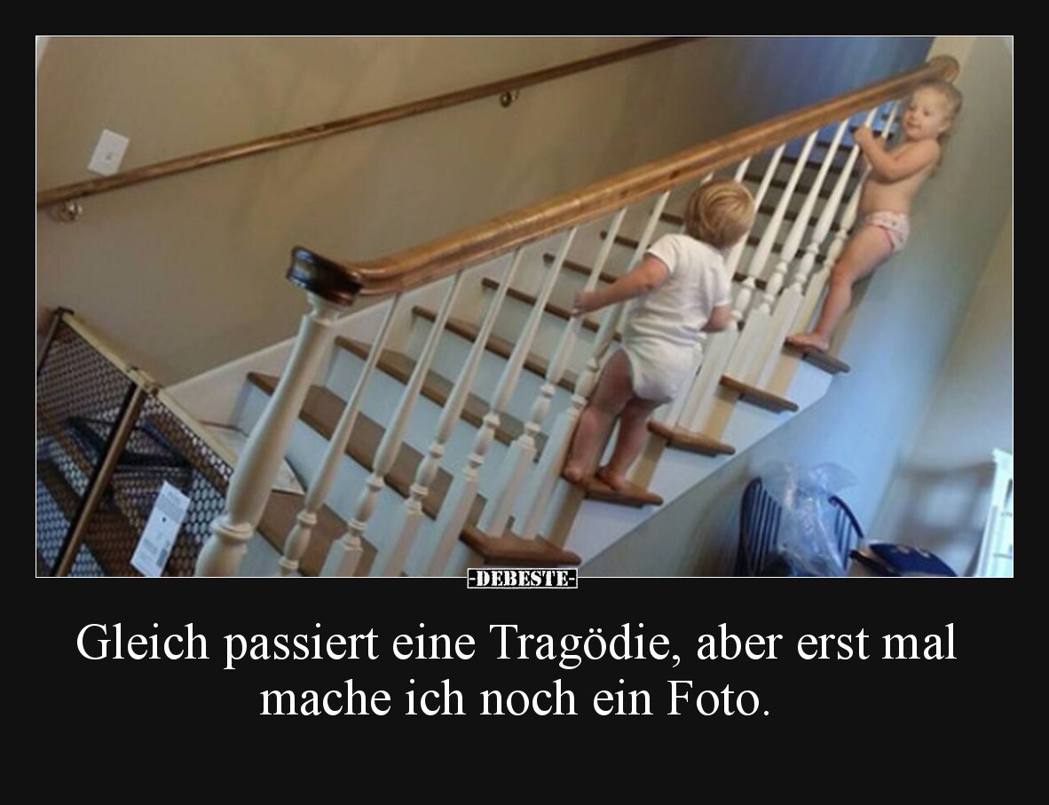 Gleich passiert eine Tragödie, aber erst mal mache ich noch ein Foto.