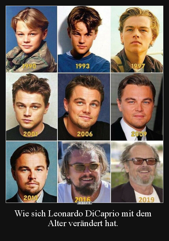 Wie sich Leonardo DiCaprio mit dem Alter verändert hat... - Lustige Bilder | DEBESTE.de