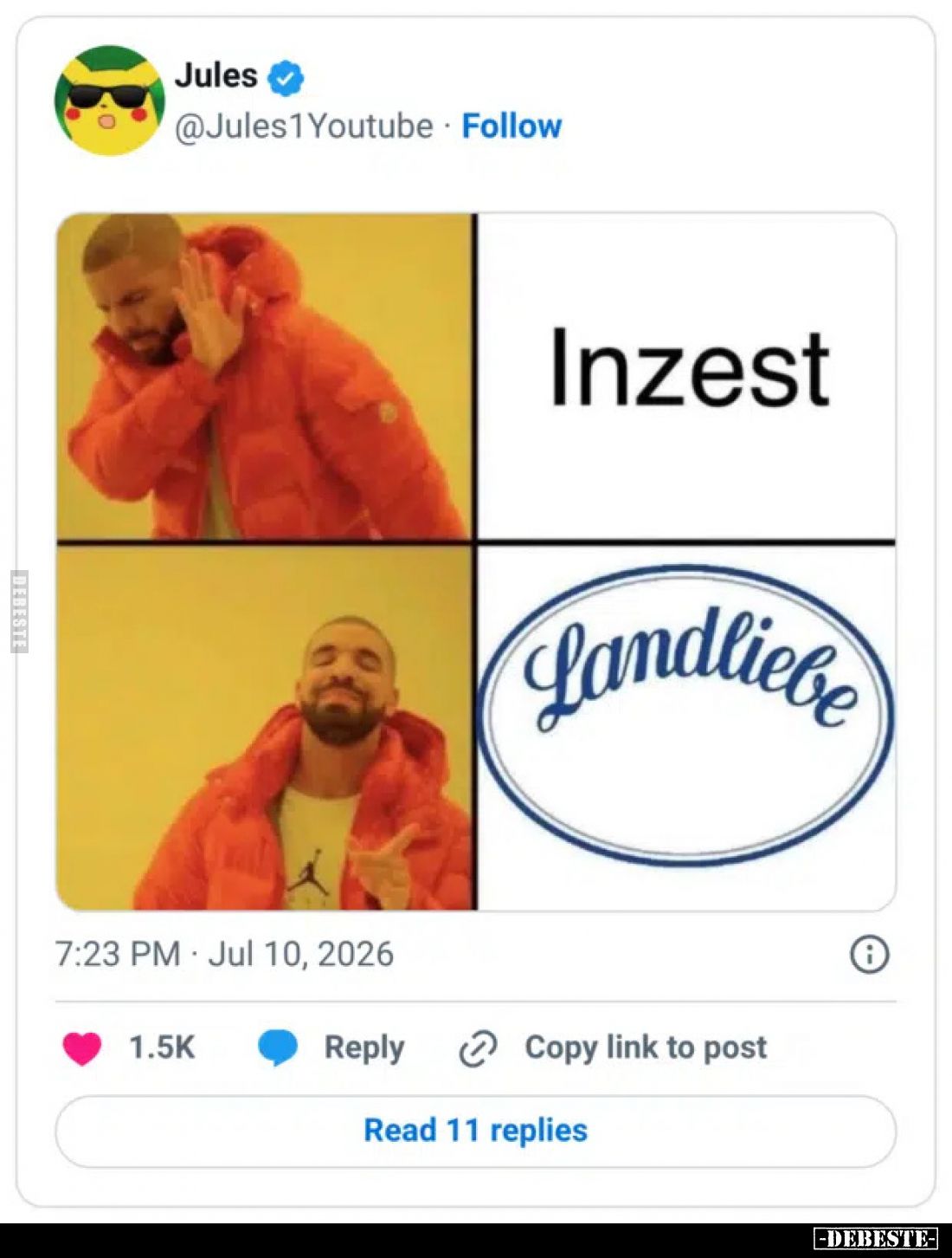 Inzest
 - 
Landliebe