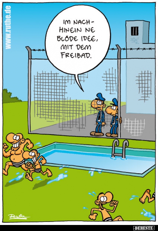 Im Nachhinein ne blöde Idee, mit dem Freibad...